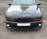 Накладки на передние фары (реснички) для BMW 5 (E39) 2001-2004